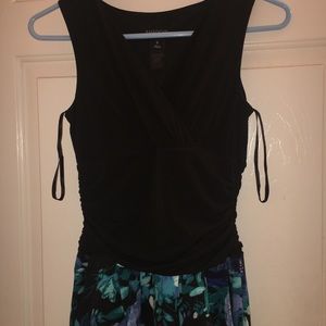 floral dress- with pockets!